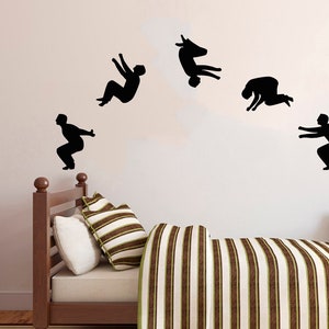 Parkour Wall Decal | Parkour Wall Sticker | Parkour Wall Decor 2637