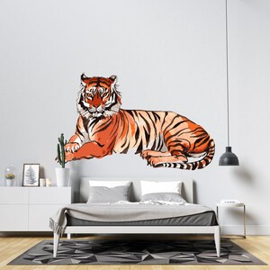 Tiger Wall Decal | Tiger Wall Sticker | Tiger Wall Decor TGC7