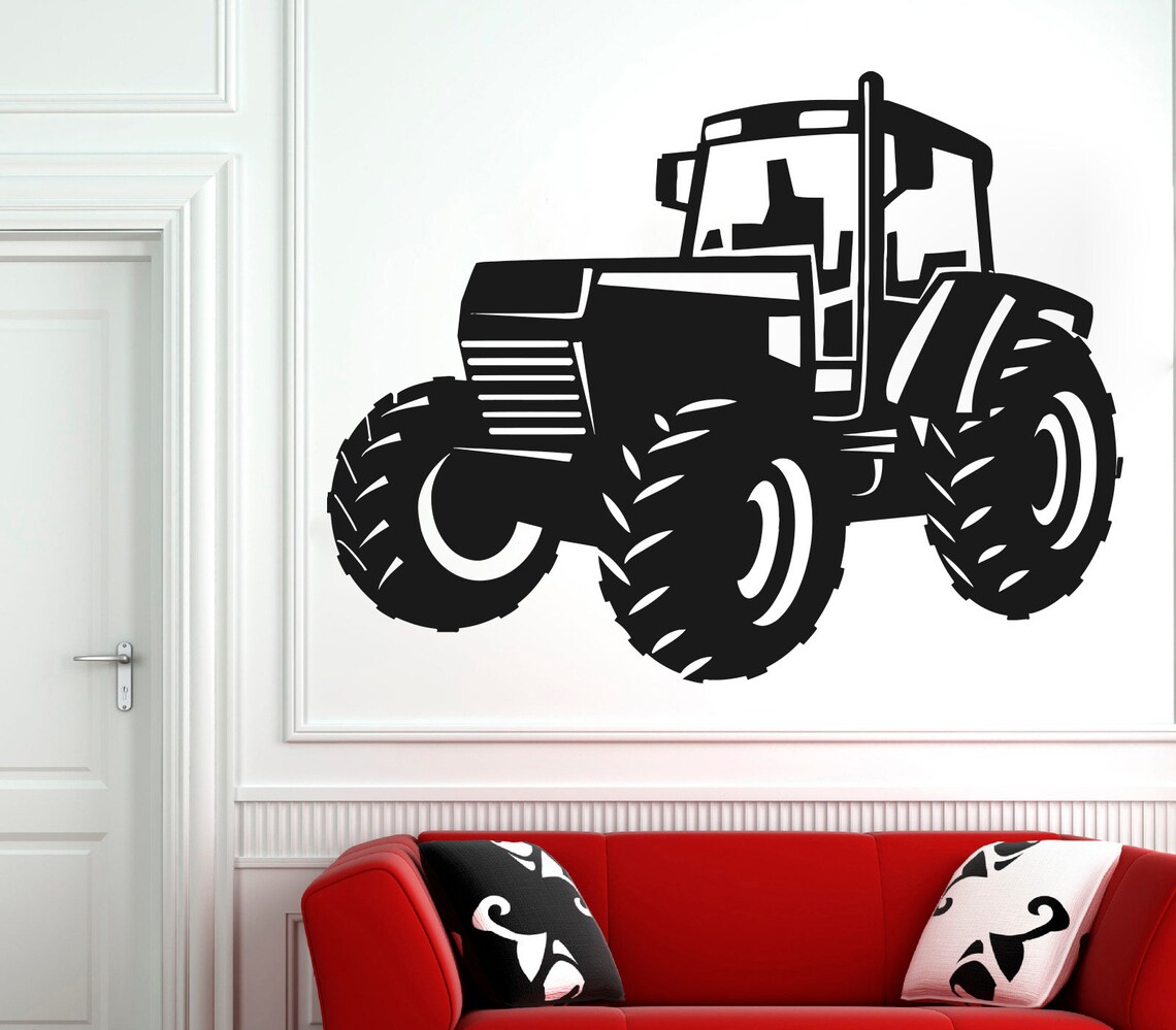 Farming Truck Wall Decal Farming Truck Wall Sticker for Kids - Etsy