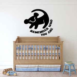 The Lion King Wall Decal Cartoon Wall Sticker Simba Lion Nursery Wall Decor lk01