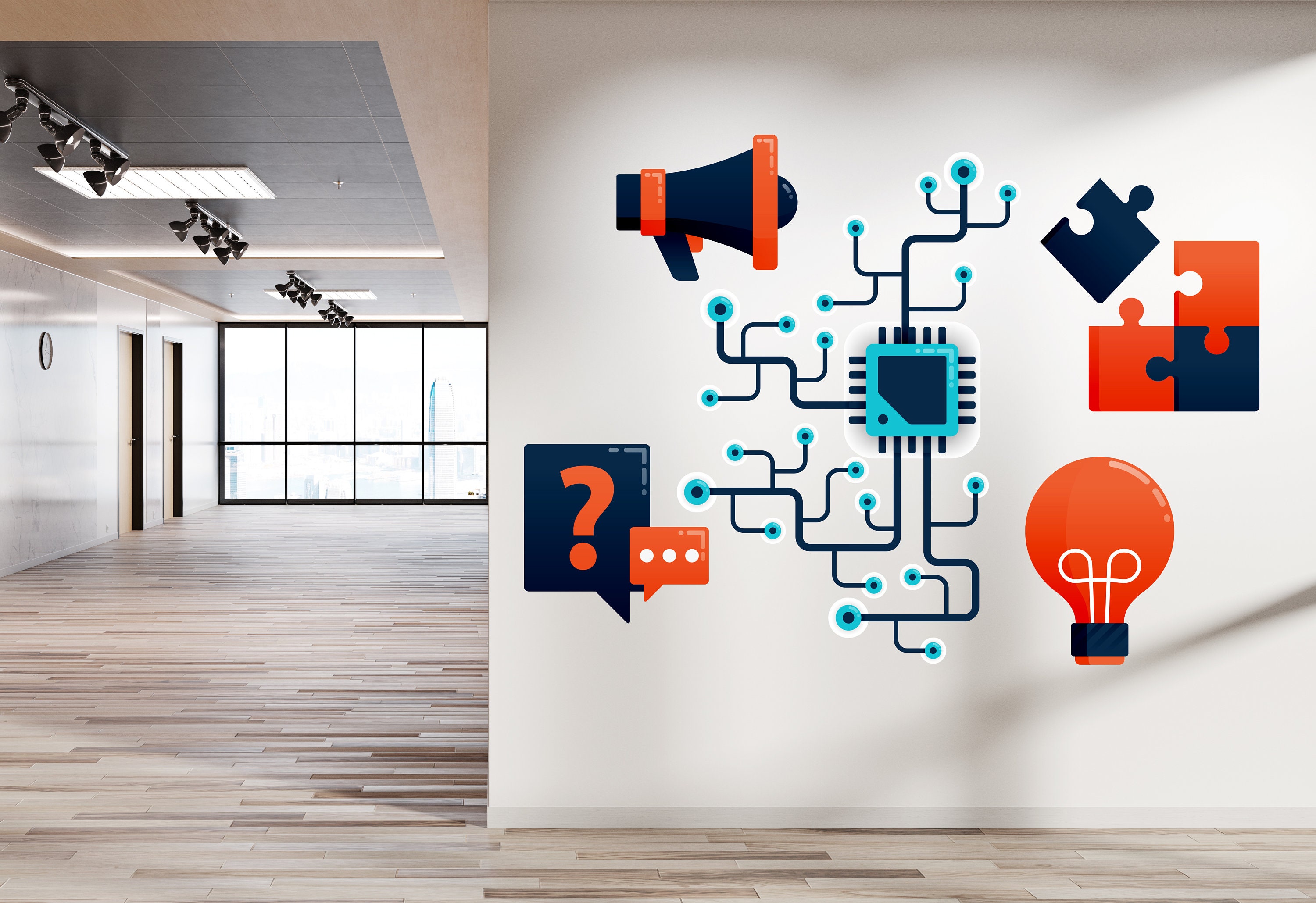 Think Big Office Wall Decal Teamwork Quote Wall Sticker Office Etsy