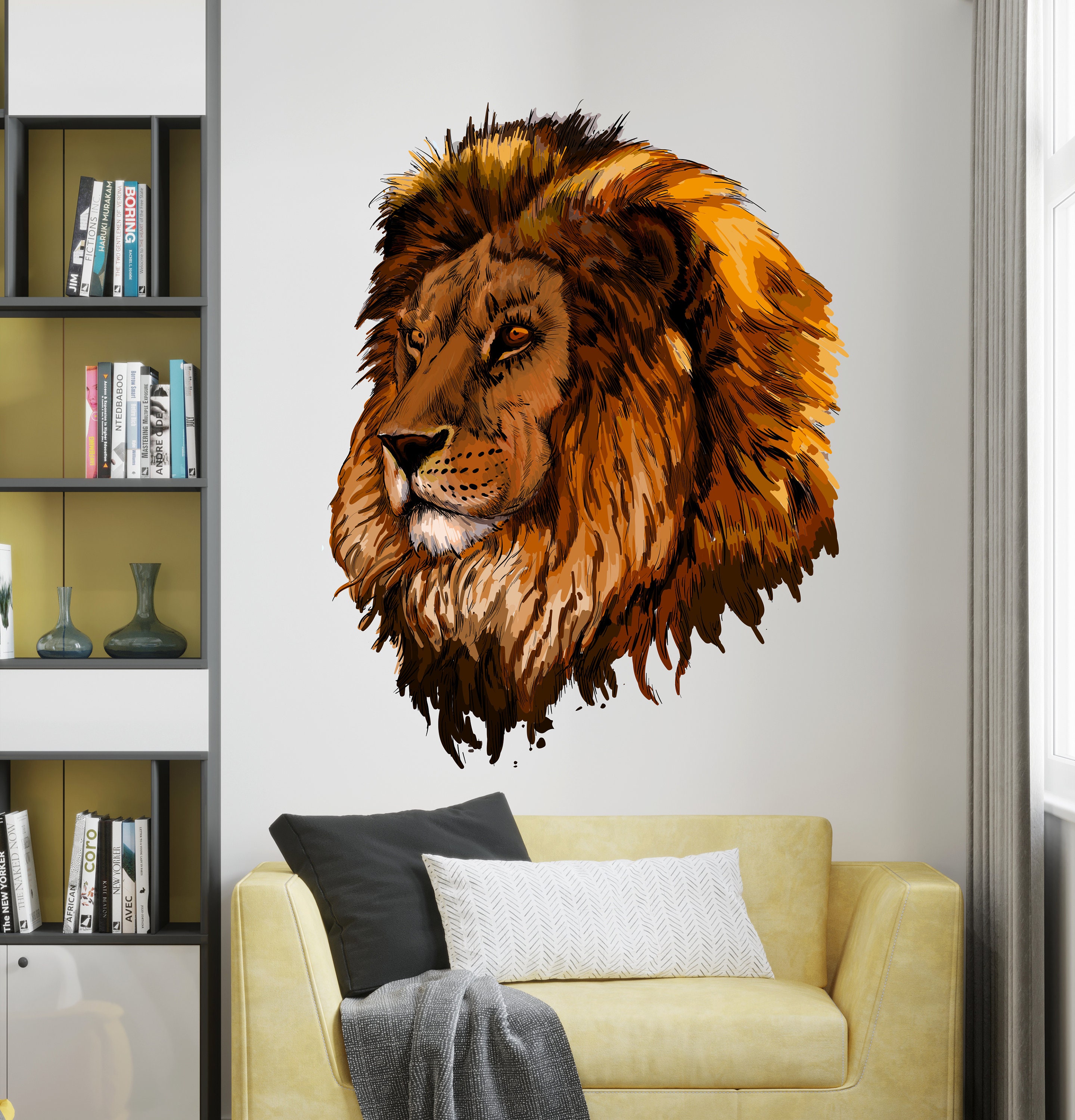 Regal Ride Decal Regal Lion Head Decal | Full Color Vinyl Sticker Home Decor | TGC22 - Etsy
