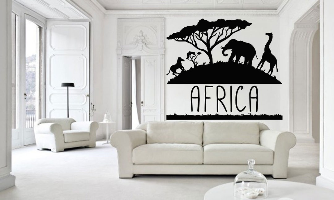 Africa Wall Decal Vinyl Stickers African Wild Pride Animals Home
