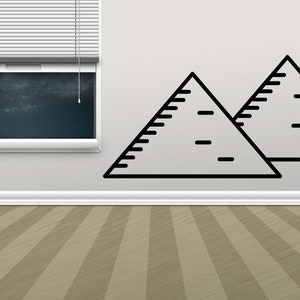 Egypt decor Pharaoh Pyramid Sphinx  Mummy Wall Decal Window Sticker Design Handmade 2681