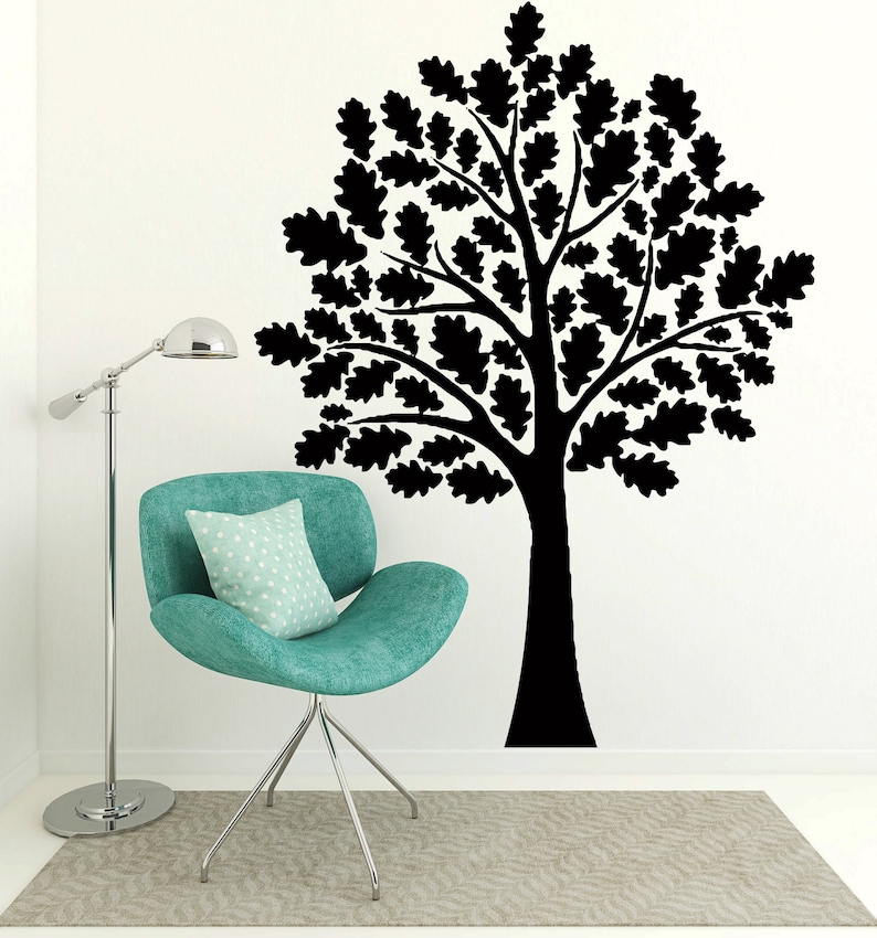 Tree Wall Decal Tree Branch Wall Sticker Tree Wall Decor Etsy