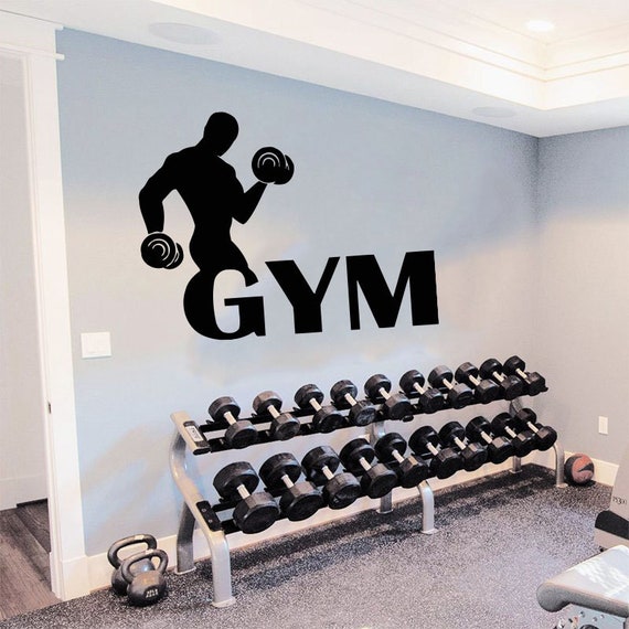 Fitness Sticker Workout Wall Gym Wall Decor - Etsy België