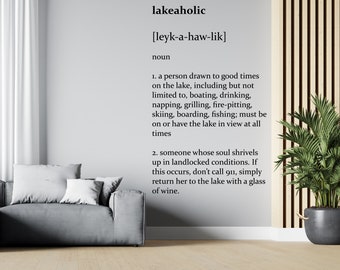 Lake House Wall Decal | Lake House Quote Wall Sticker | Lake House Decor LKH