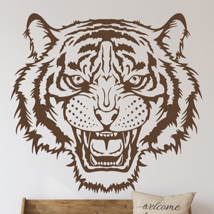 Tiger Wall Decal | Tiger Wall Sticker | Tiger Wall Decor JG2