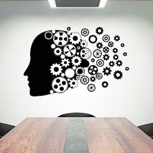 Office Wall Decal Teamwork Quote Wall Sticker Office Decor Inspire Office Quote Motivation Idea Wall Art 861re