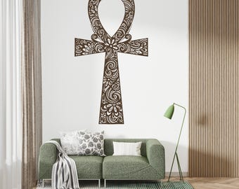 Muursticker Egyptische Ankh: Decor Oud Egypte 2672