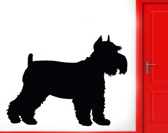 Terrier, Tiere, Hund, Haustiere, Hund Rasse, Welpen-Wand-Dekor, Wandtattoo, Fensteraufkleber, Vinyl Aufkleber Handmade t302