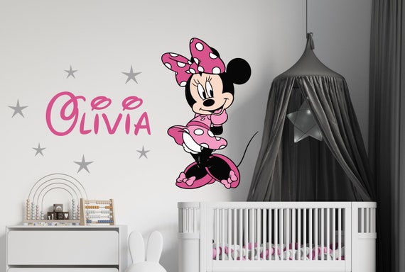 Gepersonaliseerde muursticker Minnie Mouse Muursticker - België