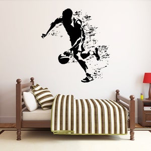 Basketball Wall Decal | Basketball Wall Decor | Custom Name Basketball Player | Basketball Wall Sticker bs19