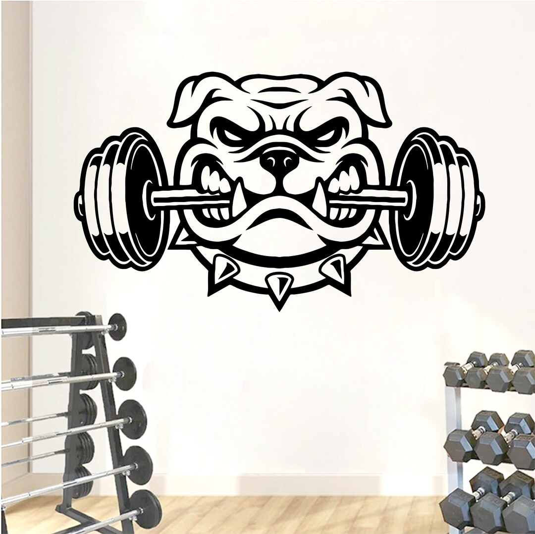Gym Wall Decal Workout Wall Decal Gym Wall Decor Crossfit Motivational Wall Decal BD7 Etsy