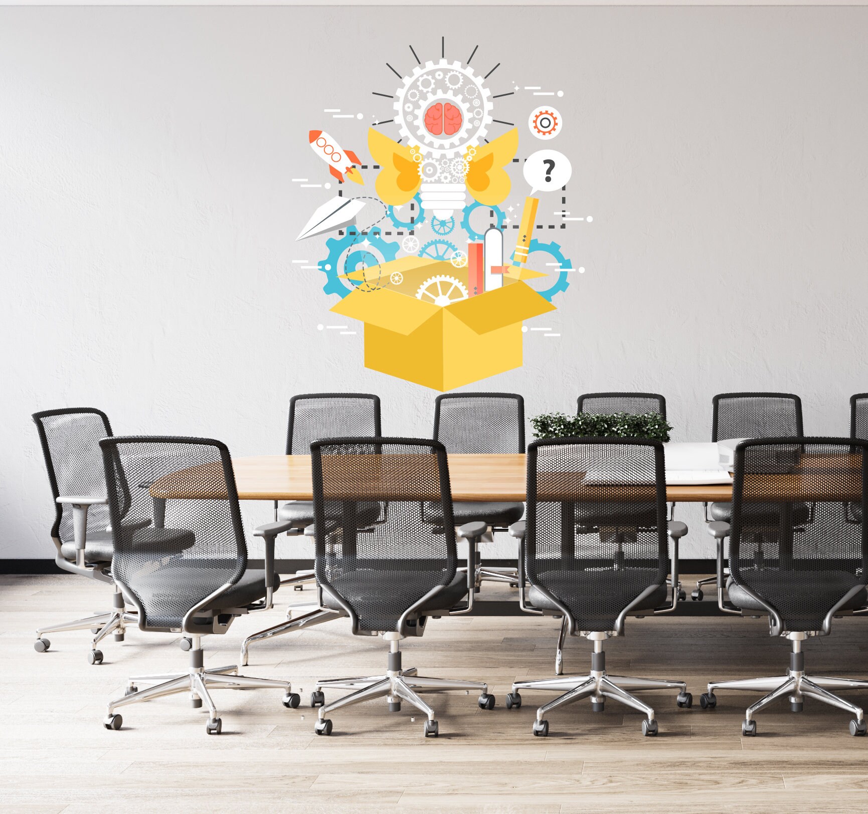 Think Big Office Wall Decal Teamwork Quote Wall Sticker Office Etsy