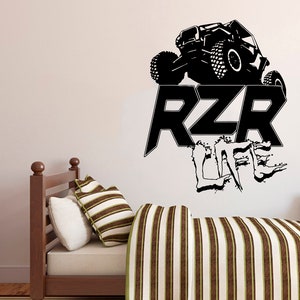 Polariz RZR Wall Decal UTV Wall Sticker For Kids 5228