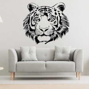 Tiger Wall Decal | Tiger Wall Sticker | Tiger Wall Decor JG8