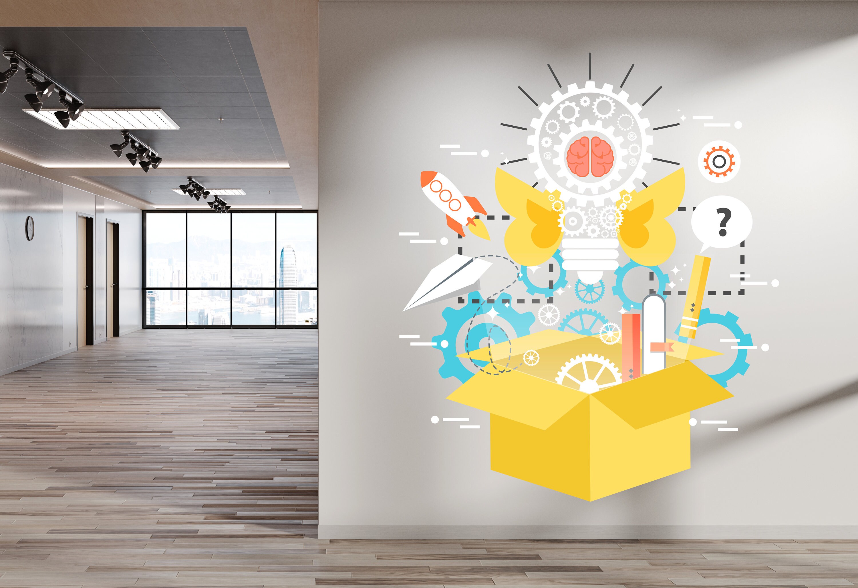 Think Big Office Wall Decal Teamwork Quote Wall Sticker Office Etsy