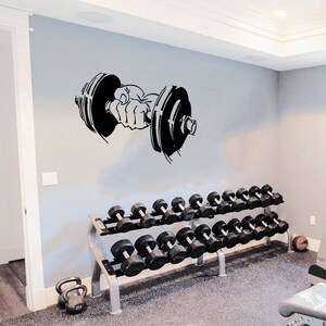 Fitness Wall Decal | Workout Wall Decal | Gym Wall Decor | Motivational Quote Wall Decal t772