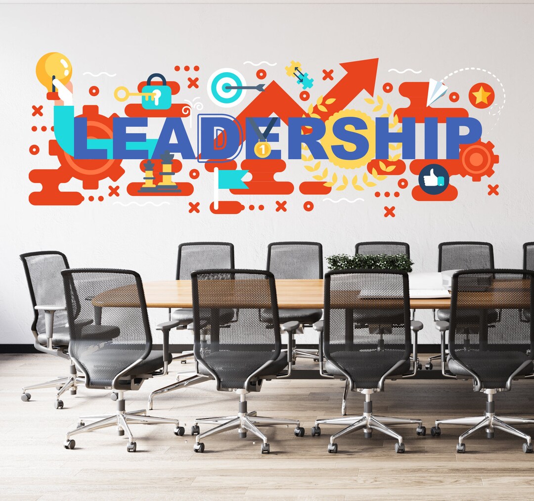 Sticker On Leadership Inspire Leadership Quote Wall Decal | Teamwork Office Decor ...