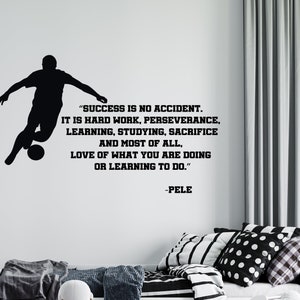 Soccer Wall Decal | Soccer Player Wall Sticker | Soccer Wall Decor | sc20