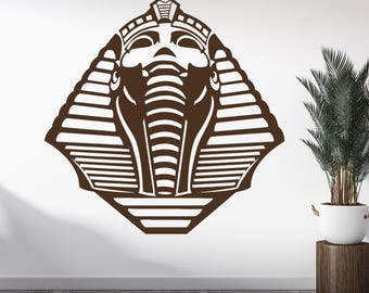 Vinyl muursticker Egyptische farao: decor oud Egypte 2687