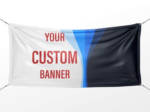 Banner personalizzato / Banner a colori / Banner in vinile con occhielli  BN1 -  Italia