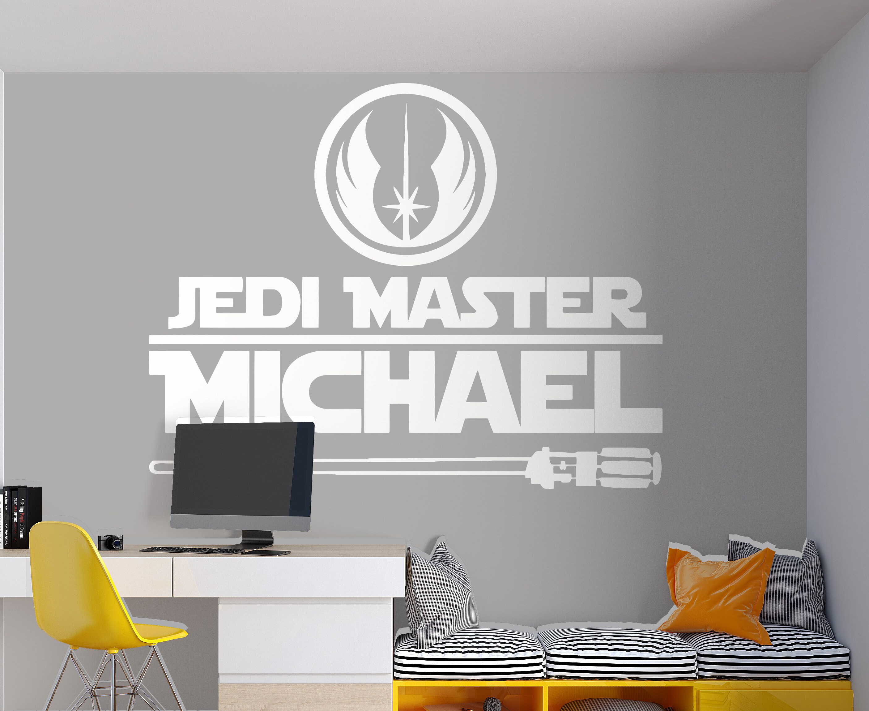 Star Wars Wall Decal Star Wars Wall Sticker Death Star Etsy