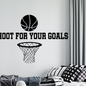 Basketball Wall Decal | Basketball Wall Decor | Custom Name Basketball Player | Basketball Wall Sticker bs08
