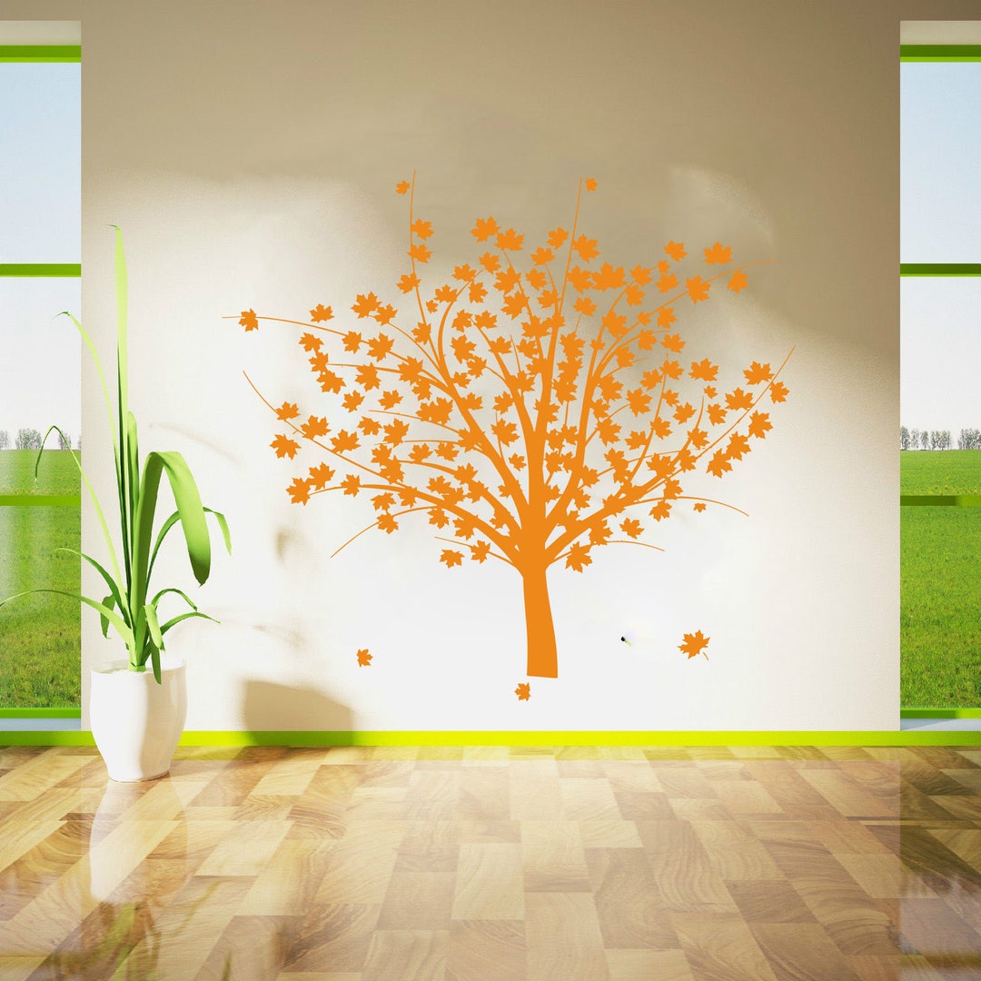 Tree Wall Decal: Nature Inspired Vinyl Sticker 1251 - Etsy