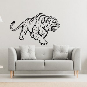 Tiger Wall Decal | Tiger Wall Sticker | Tiger Wall Decor JG5