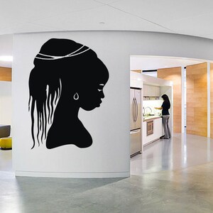 Africa Wall Decal Vinyl Stickers African Wild Pride Animals Home Interior Design Art Office Murals African Women  Handmade t1419