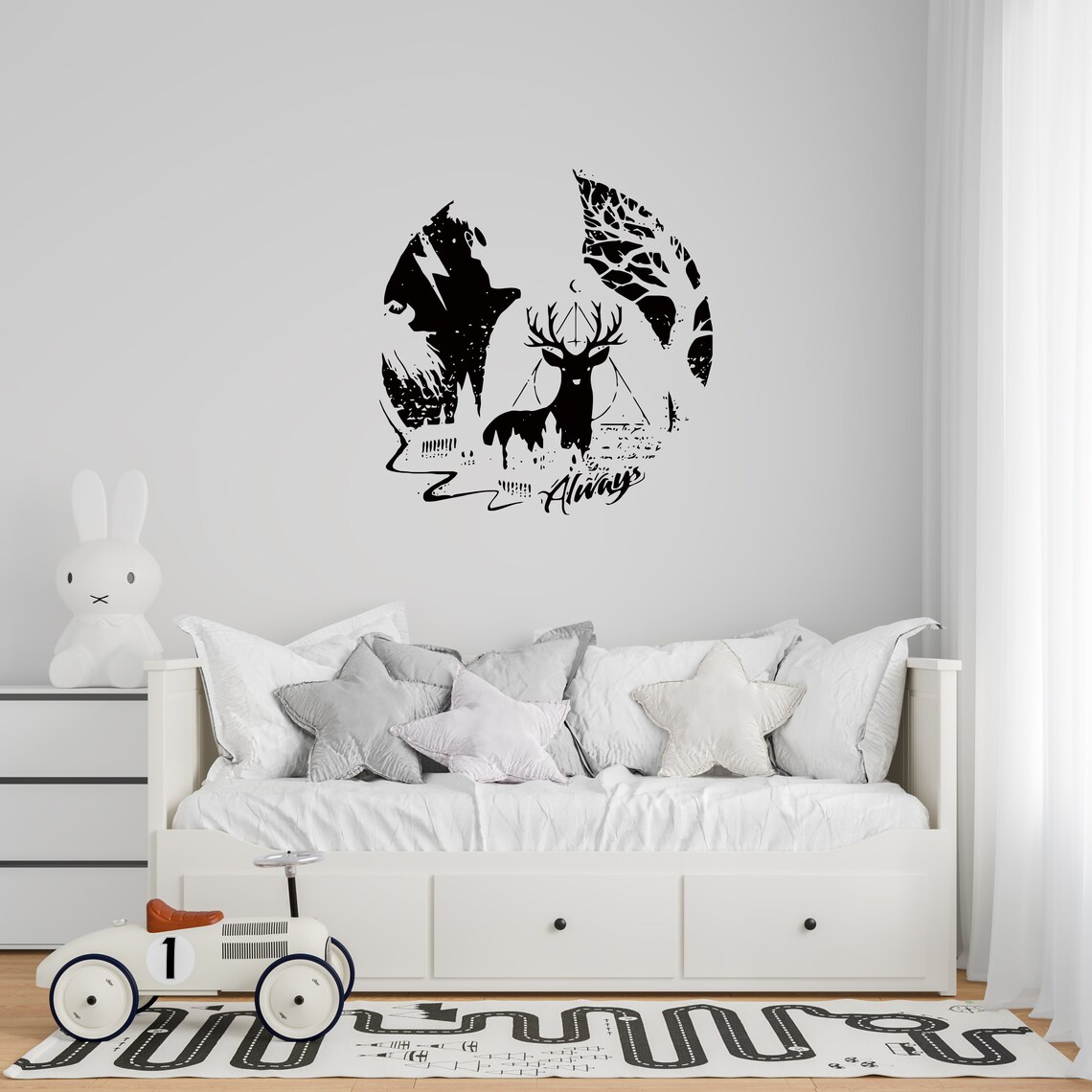 Harry Potter Wall Decal Hogwarts Wall Sticker Golden Snitch Etsy