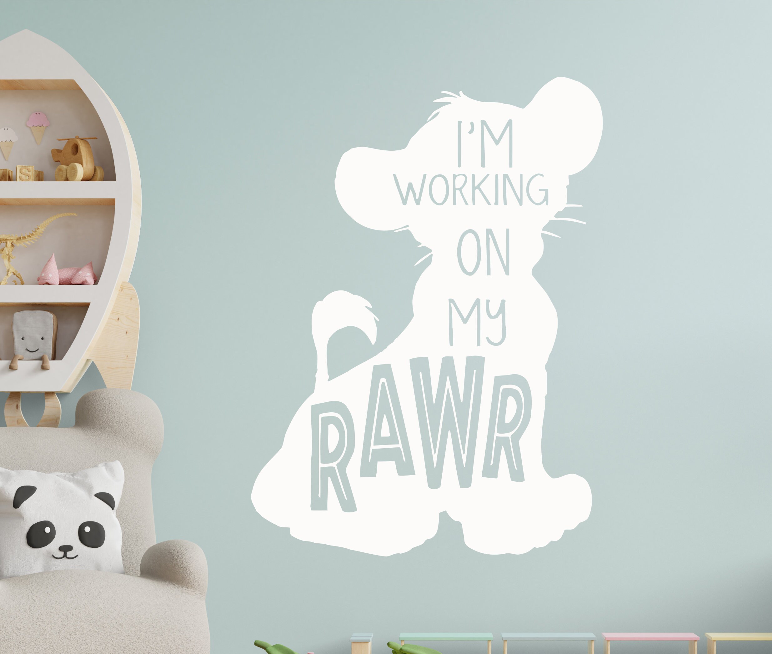 Lion King Wall Decal Simba Lion Nursery Wall Decor wall decal Etsy