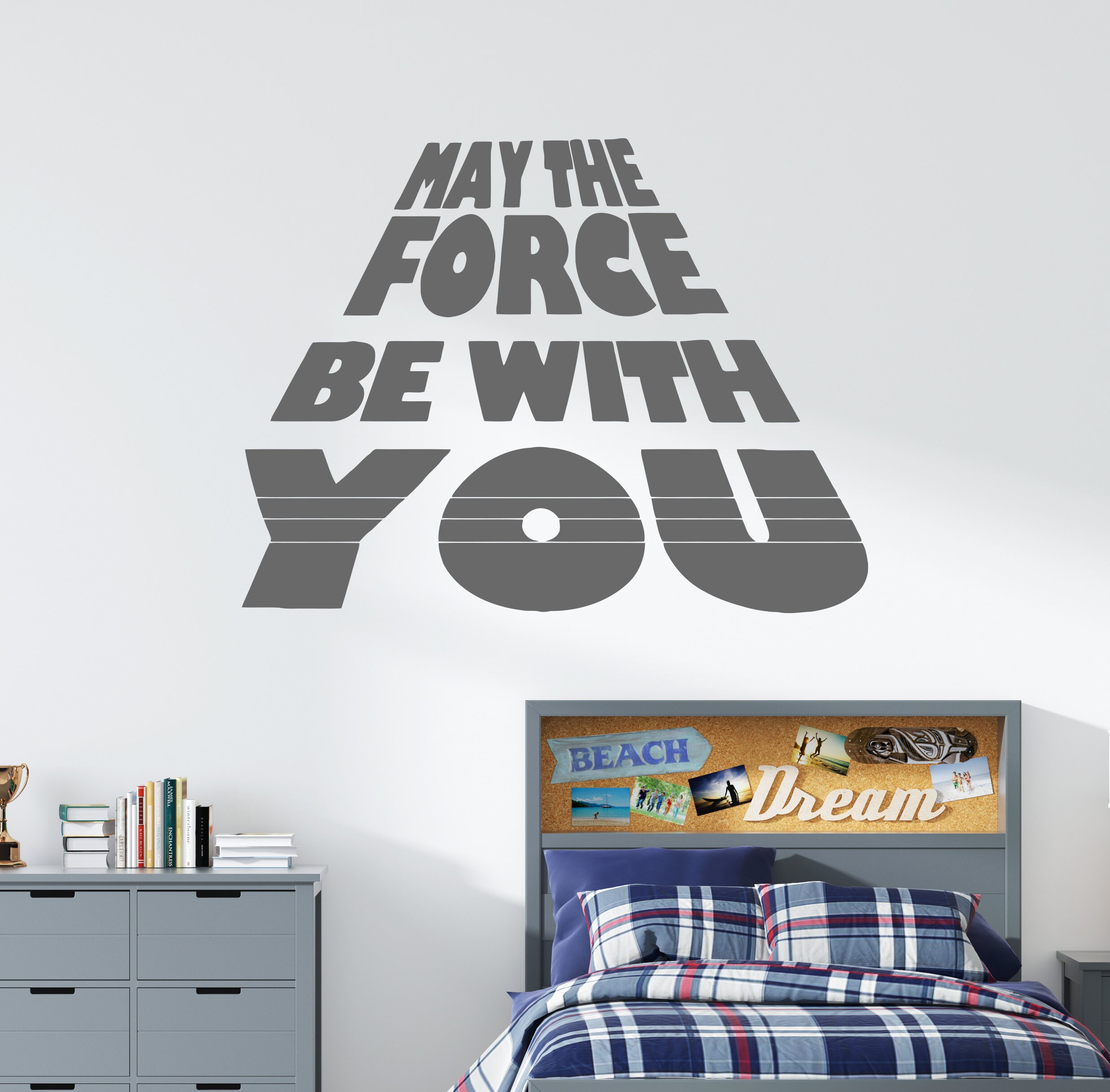 Star Wars Wall Decal Star Wars Wall Sticker Death Star Etsy