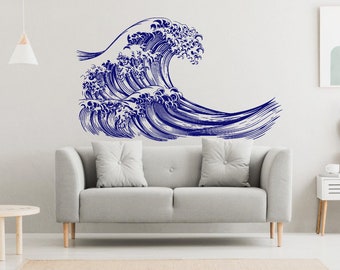 Details about   Calm wave floral ornament the highest quality wall sticker stickers show original title