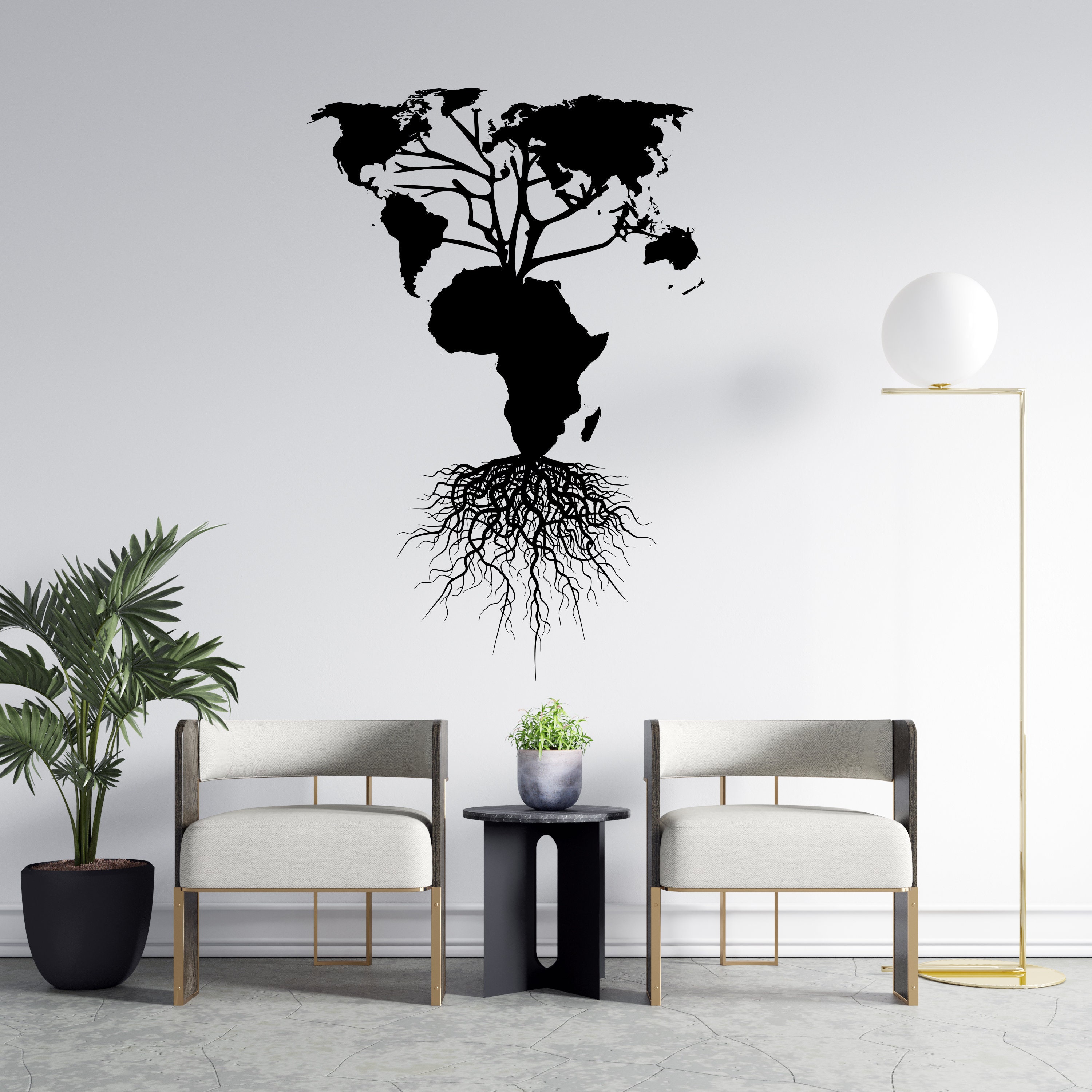 Africa Map Wall Decal World Mal Wall Decal Africa Continent - Etsy Africa Map Wall Decal World Mal Wall Decal Africa Continent - Etsy
