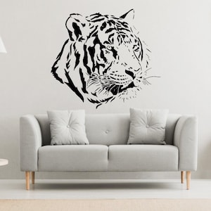 Tiger Wall Decal | Tiger Wall Sticker | Tiger Wall Decor JG4