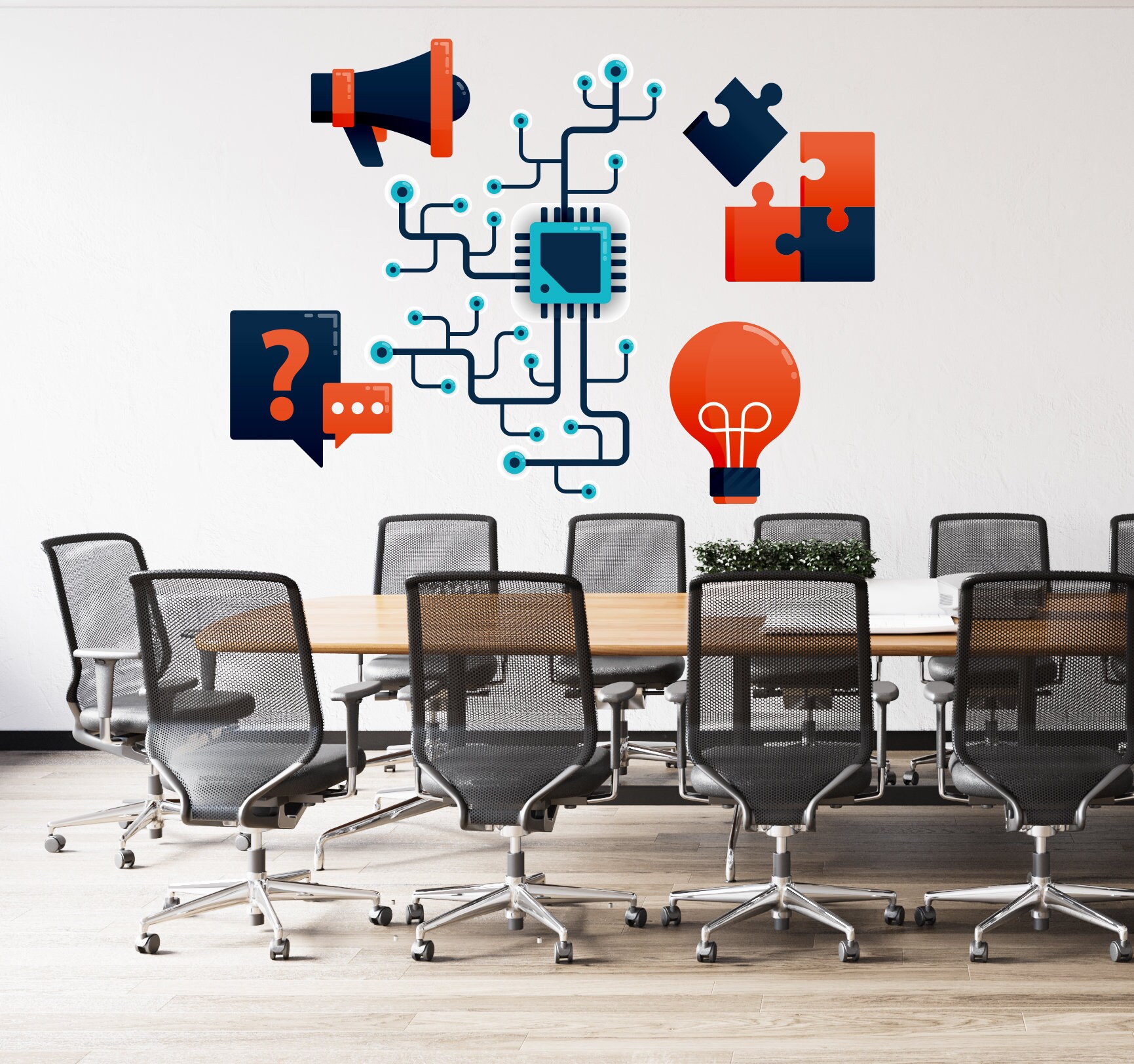 Think Big Office Wall Decal Teamwork Quote Wall Sticker Office Etsy