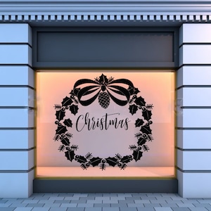 Weihnachten, Frohe Weihnachten, Urlaub, Geschenk, Weihnachtsbaum Spielzeug, Wandtattoo, Fenster Sticker,Design,Handmade2485