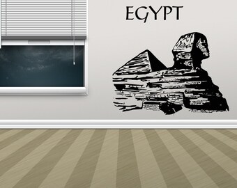 Decor Egypte, farao, piramide, sfinx, mummie, muursticker, raamsticker, ontwerp, handgemaakt 2654