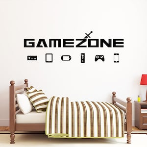 Gamer Wandtattoo Videospiele Wandsticker Controller Wandtattoo Gaming Zimmer Wandkunst 2435re