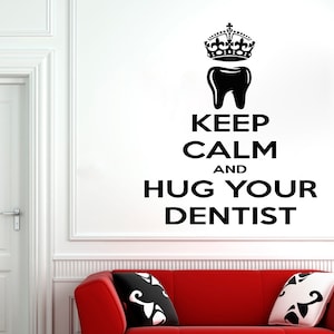 Dental Clinic Wall Decal | Dental Wall Sticker | Dental Clinic Wall Décor | Tooth wall decal 2988
