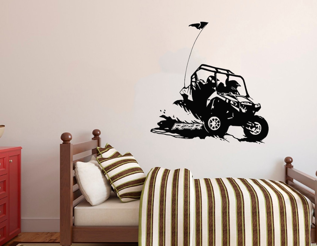 Vertical Rzr Sticker Polariz RZR Wall Decal UTV Wall Sticker for Kids 5230 - Etsy