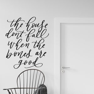 Quote About Home and Family Wall Decal CUS14