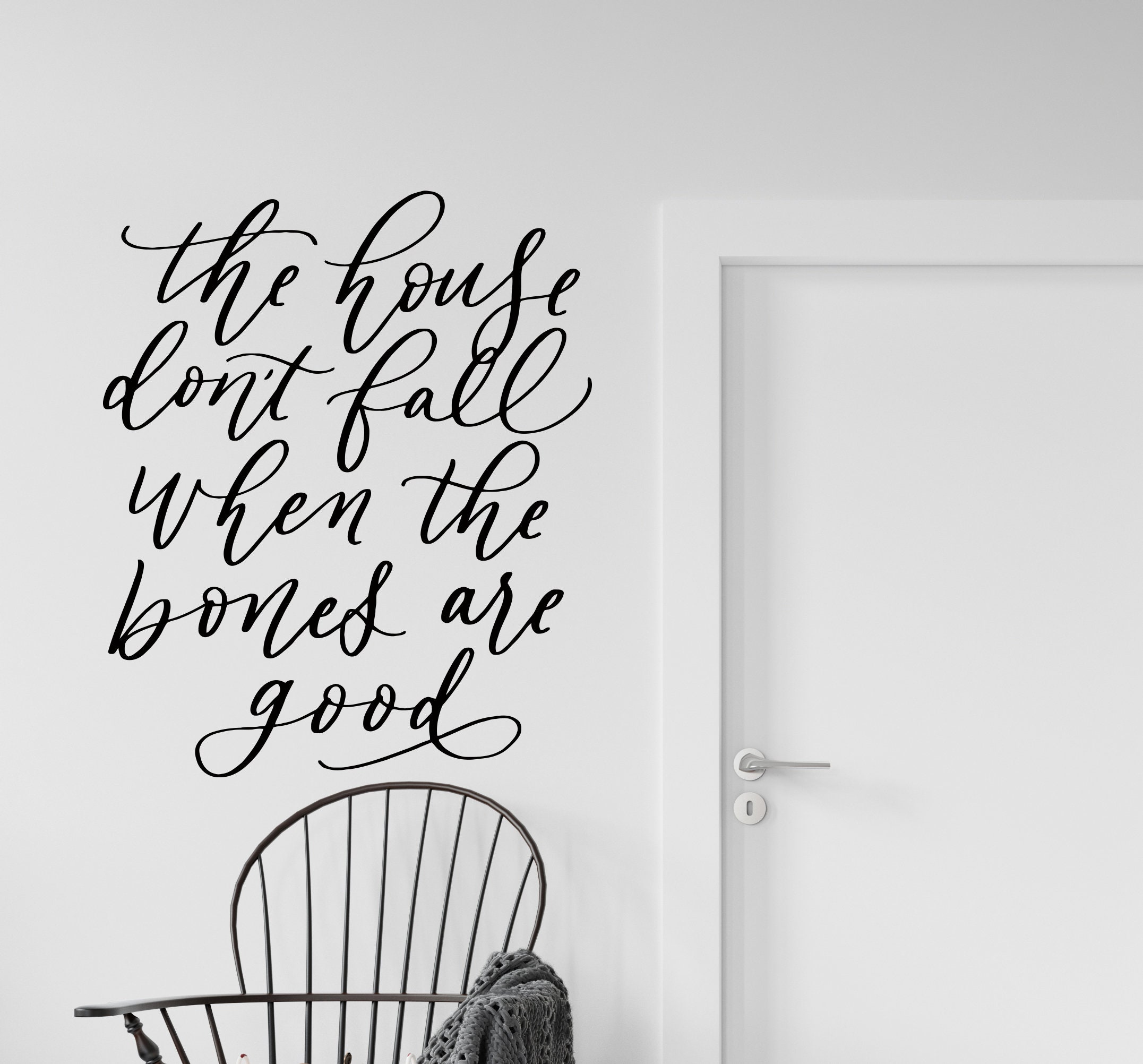 Spruch Über Zuhause und Familie Wandtattat von CUS14 Etsy