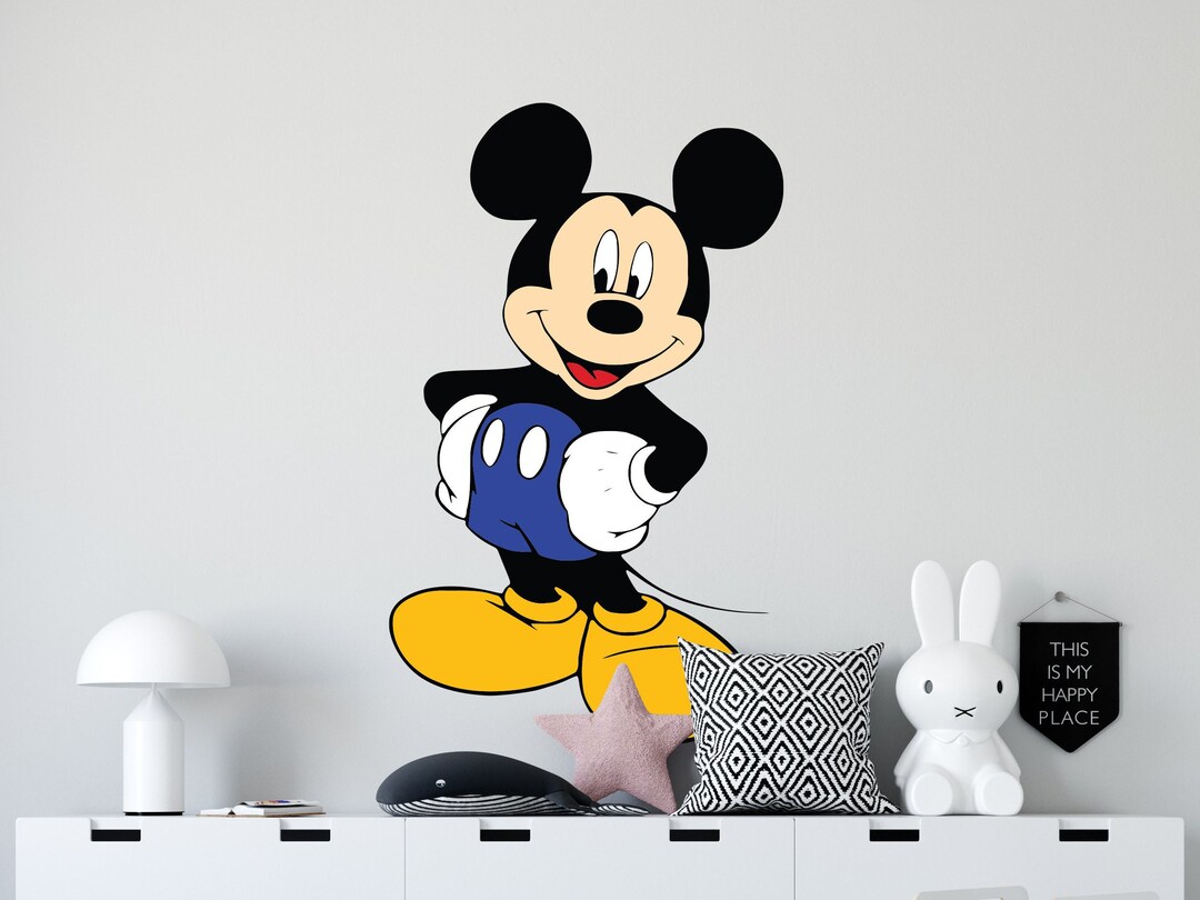 Mickey Mouse Wall Decal Mickey Mouse Sticker Mickey Mouse Nursery