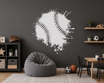 Baseball Wall Decal: Sports Quote Sticker 5113