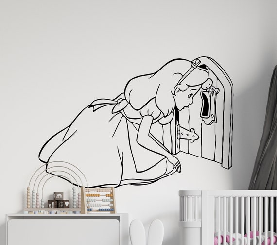 Alice in Wonderland Wall Decal Alice in Wonderland Wall Etsy