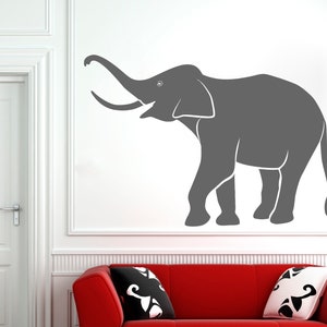 Elephant Wall Decal | Elephant Wall Decor | Elephant Wall Sticker | Decals for Kids | Animals Wall Décor 1381